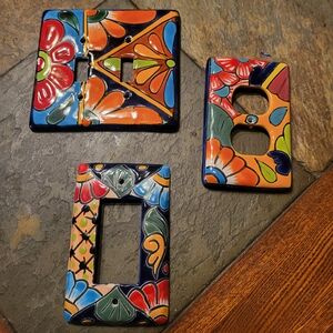 Talavera Ceramic Switch Plate Covers